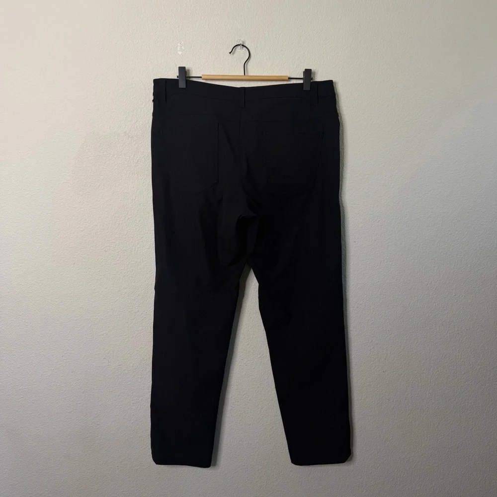 Lululemon ABC Classic 5 Pocket‎ Warpstreme Pants M5583S Black Mens Size 34